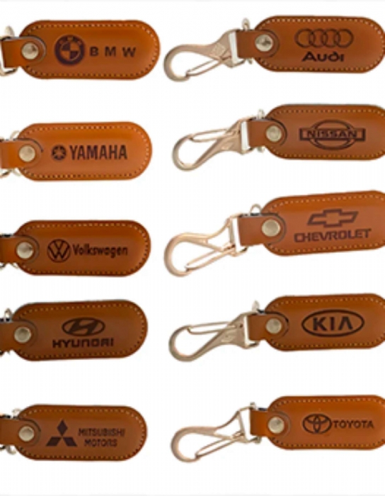 Chaveiro de couro sint�tico