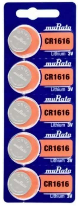 CARTELA DA BATERIA MURATA CR 1616