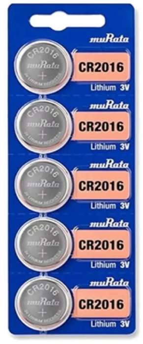 CARTELA DA BATERIA MURATA CR 2016