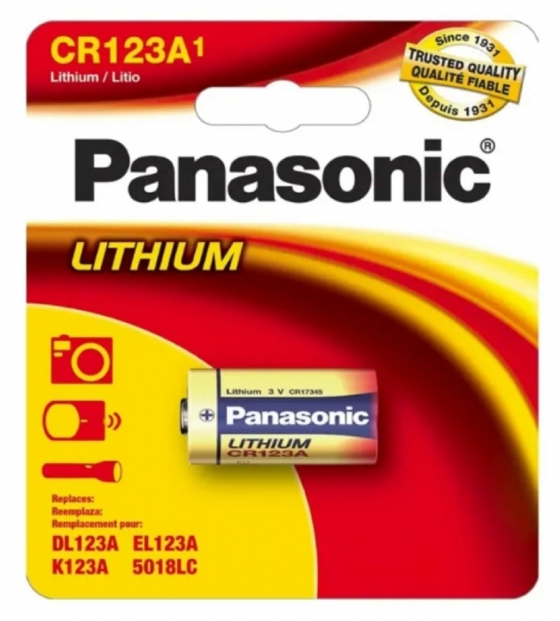 BATERIA PANASONIC CR123A