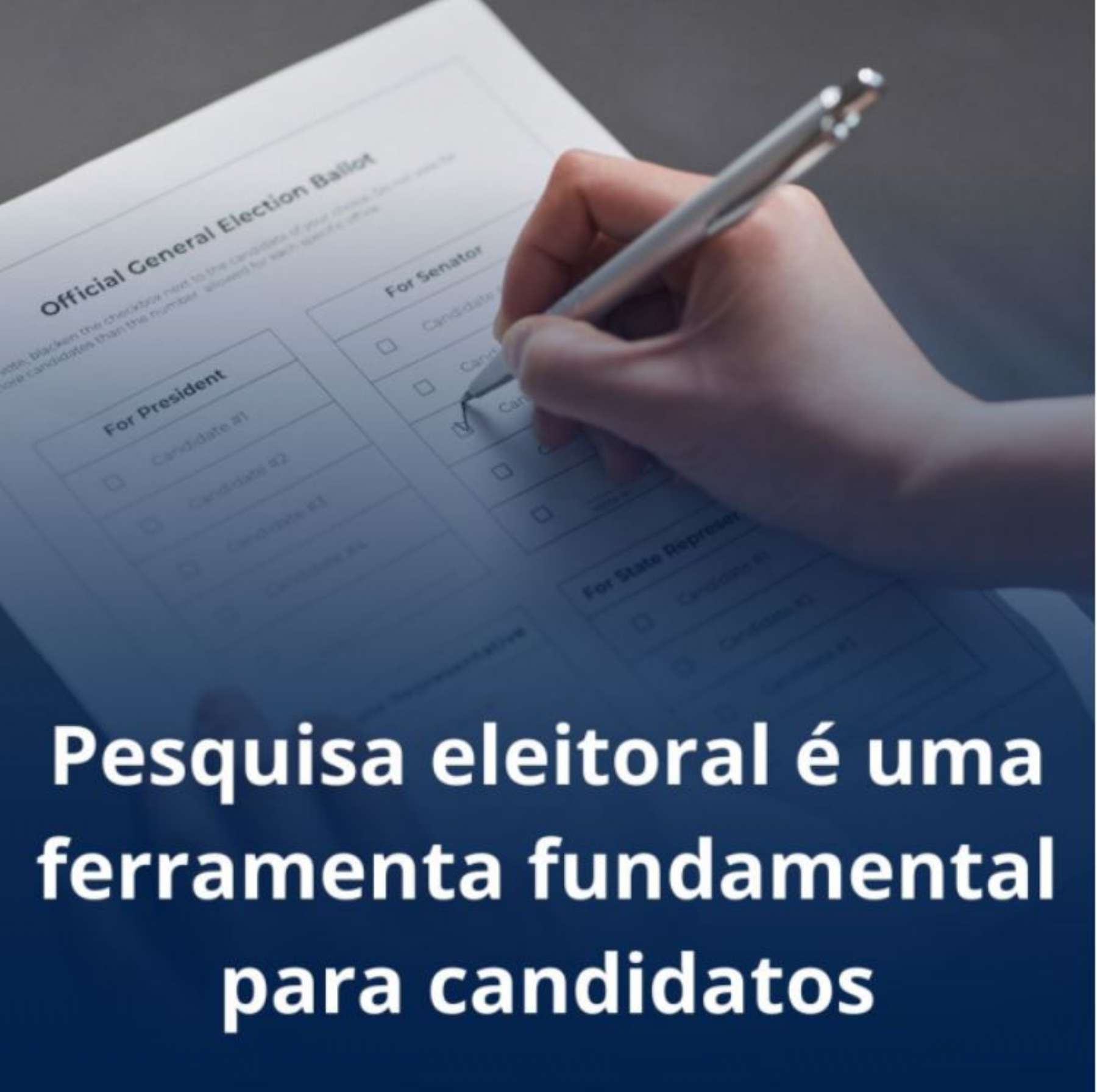 Pesquisa eleitoral  uma ferramenta fundamental para candidatos.