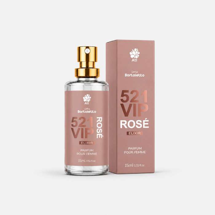 Fragr�ncia 521 Vip Rose Elixir 15ml