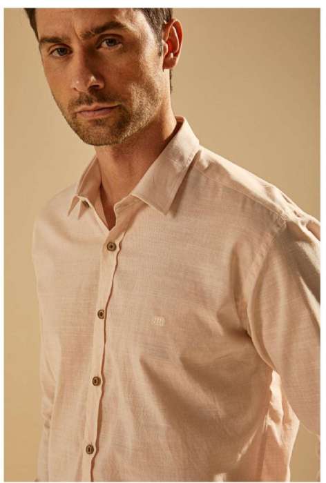 CAMISA SLIM MANGA LONGA LINHO