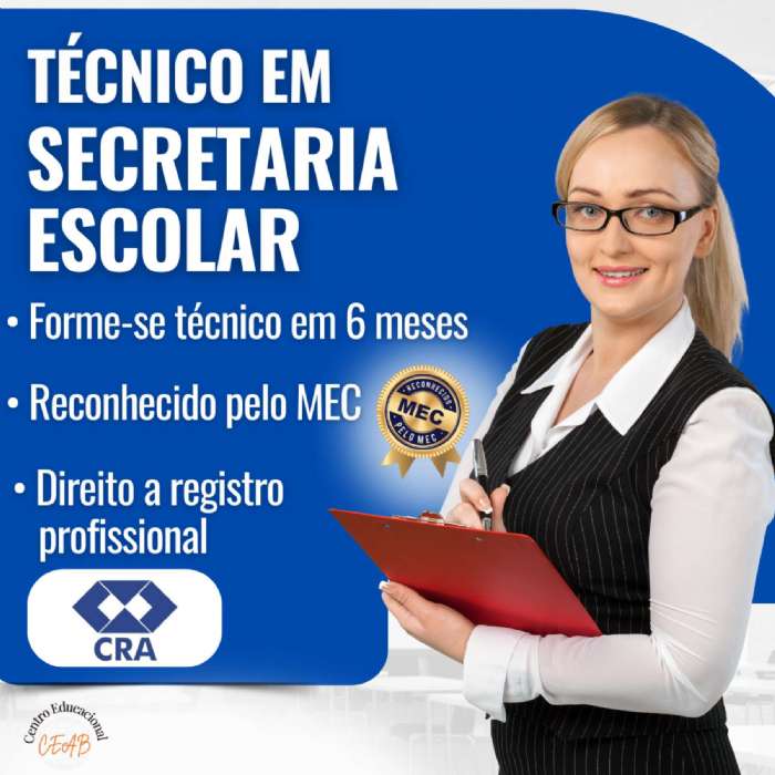 TCNICO EM SECRETRIA ESCOLAR