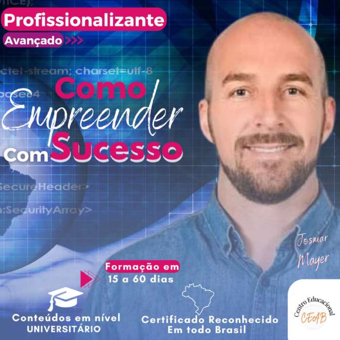 EMPREENDER COM SUCESSO