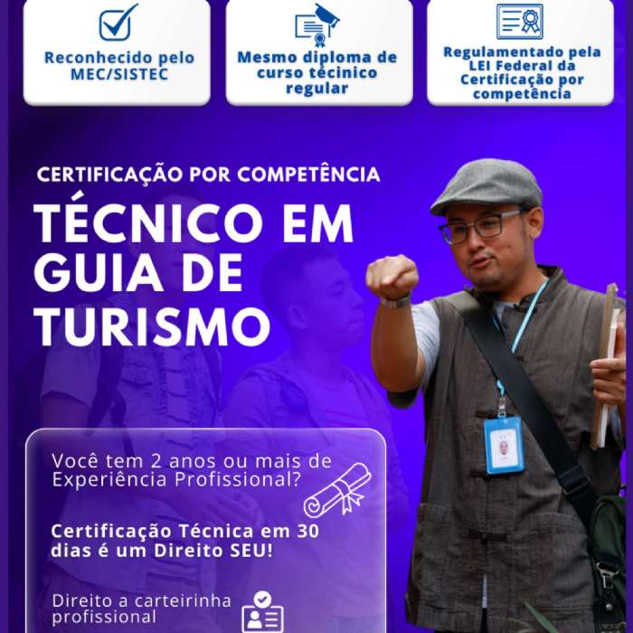 TCNICO EM GUIA DE TURISMO