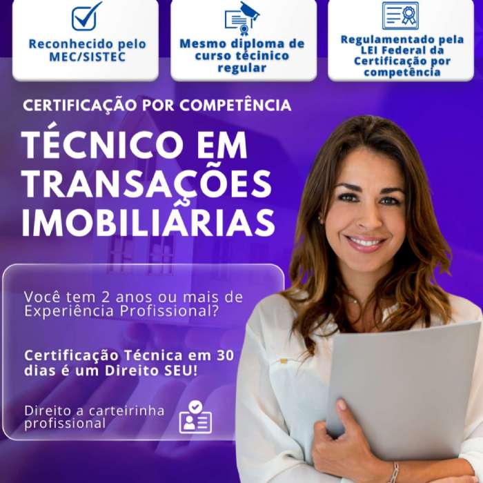 TCNICO EM TRANSAES IMOBILIRIAS