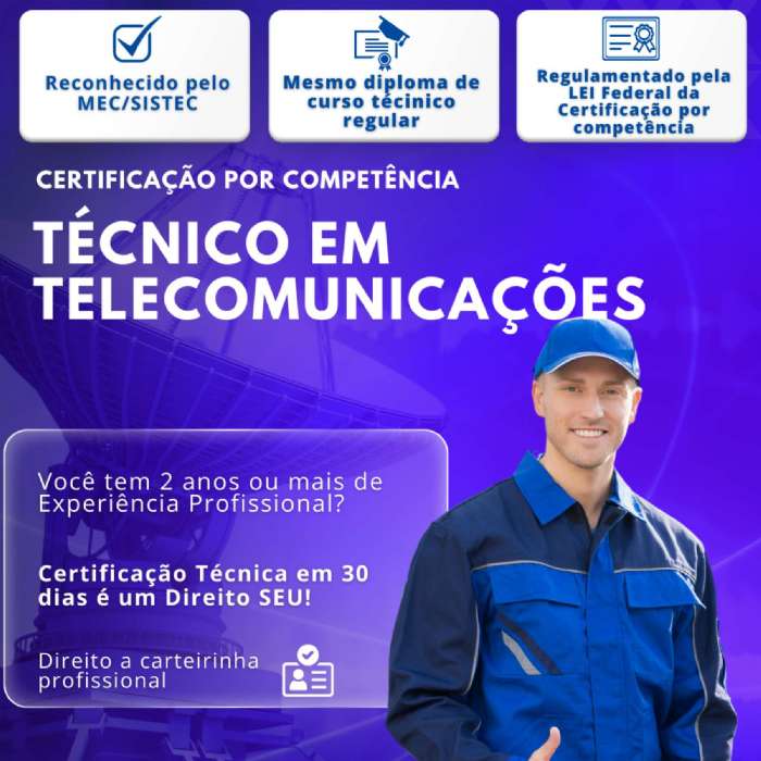 TCNICO EM TELECOMUNICAES