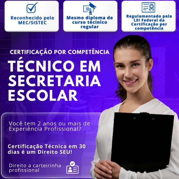 TCNICO EM SECRETARIA ESCOLAR