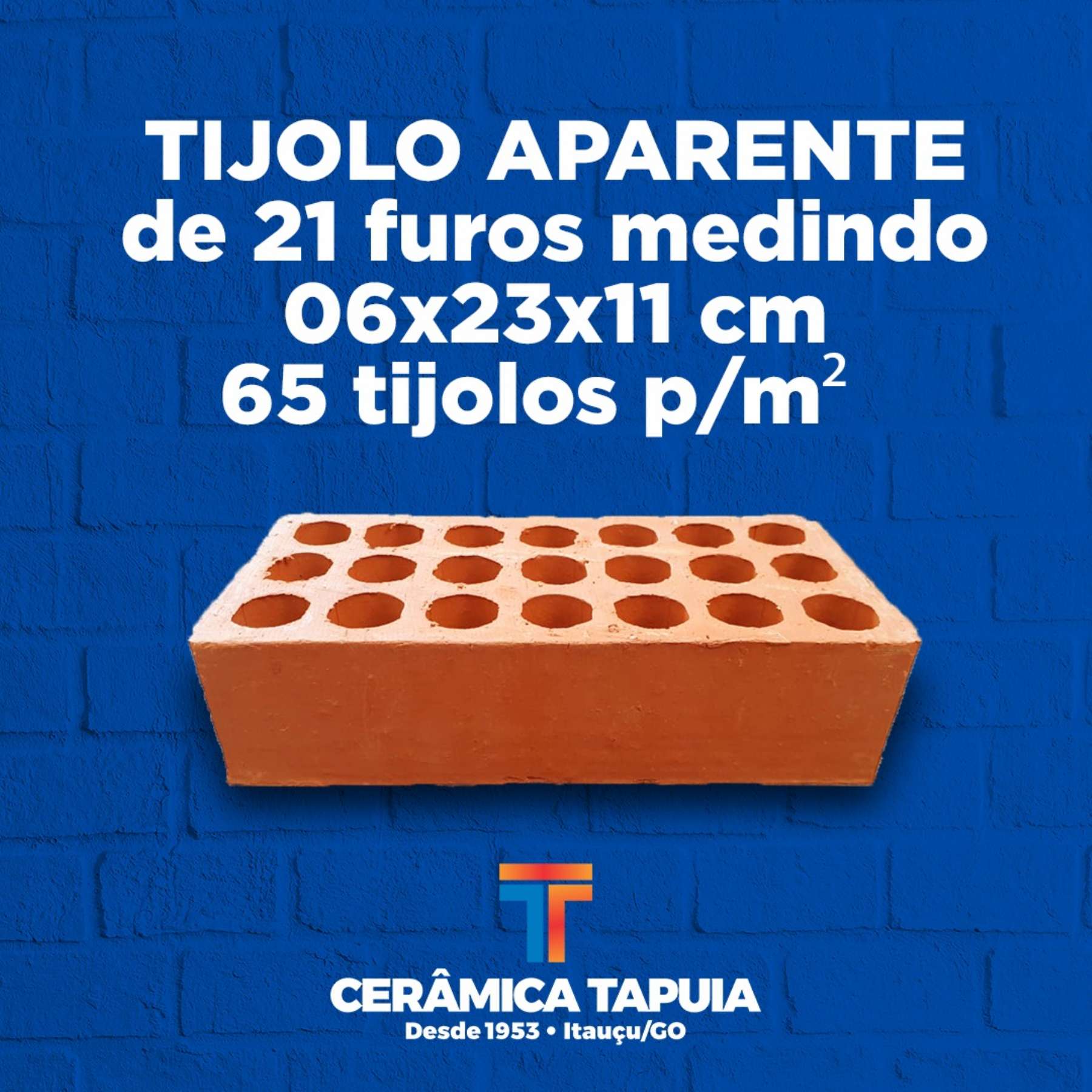 Tijolo Aparente 21 Furos