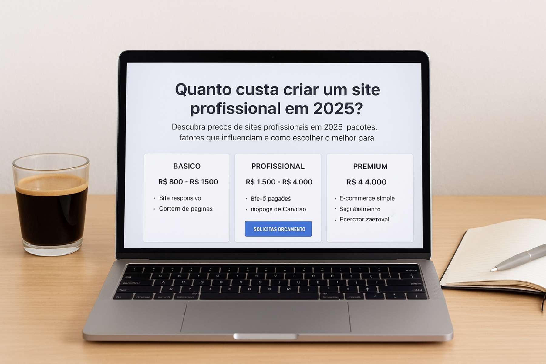 criar um site
