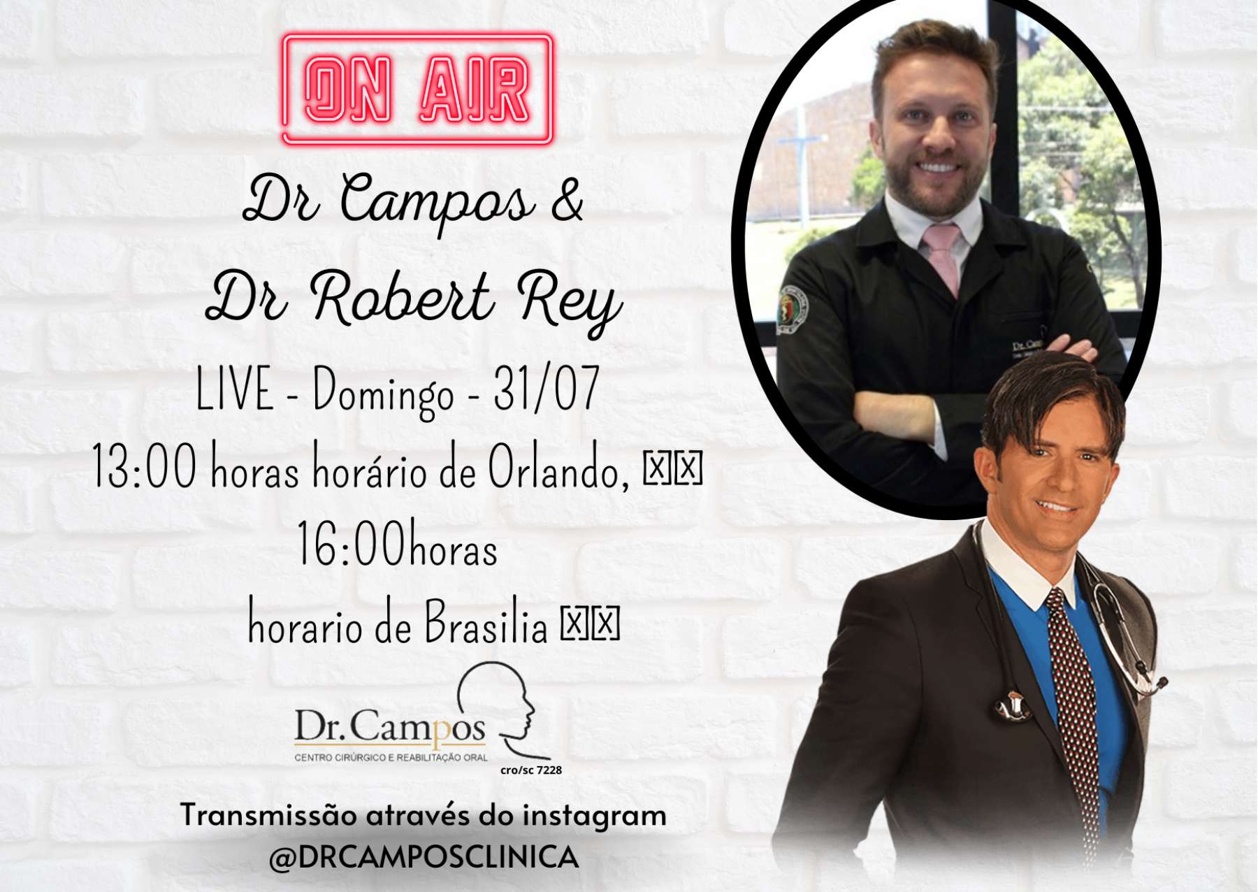 Live Internacional com Dr Robert Rey