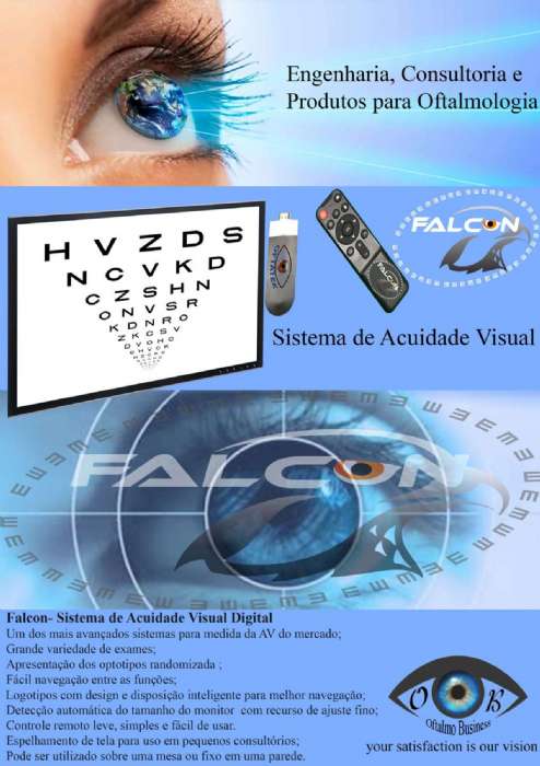 SISTEMA DE ACUIDADE VISUAL DIGITAL  FALCON