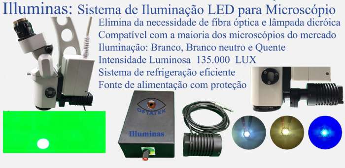 ILLUMINAS : SISTEMA DE ILUMINAO LED PARA MICROSCPIO