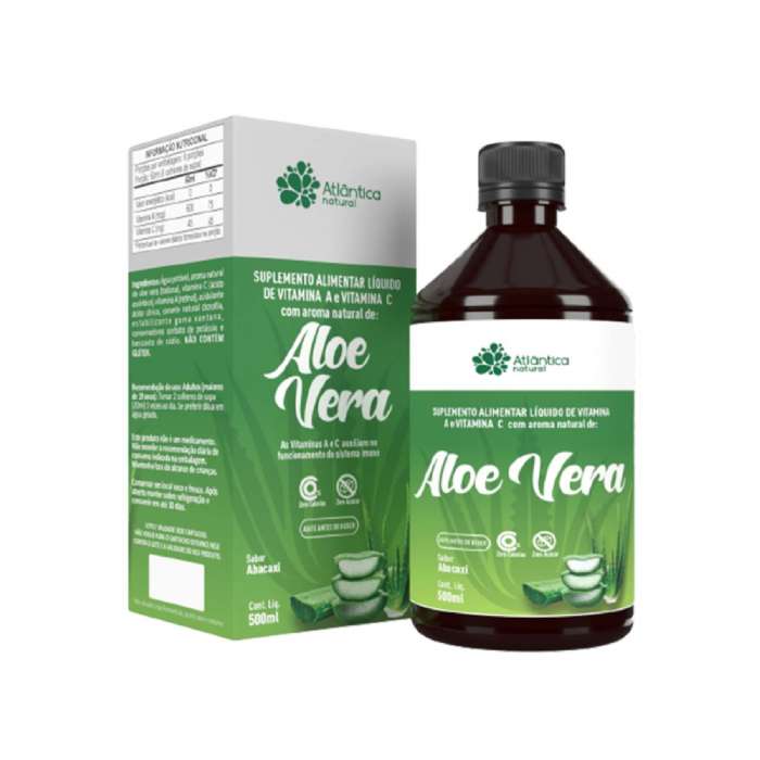 Aloe Vera com Vitaminas A e C � Suplemento L�quido (500ml)